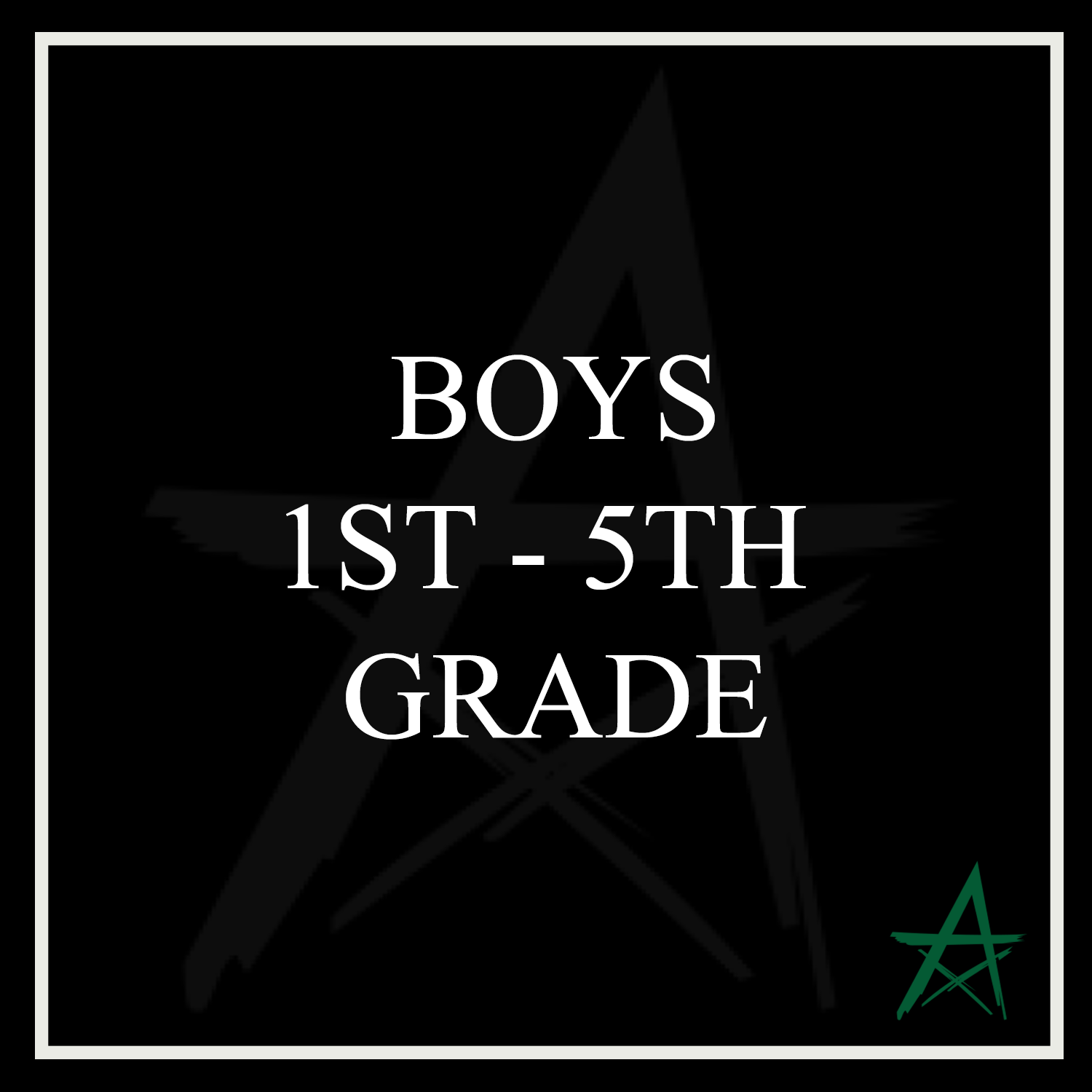 Boys 1st - 5th Grade