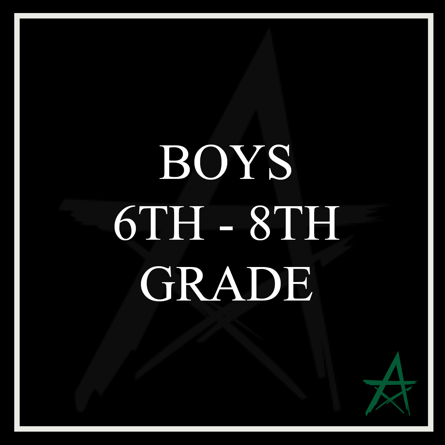 Boys 6th - 8th Grade