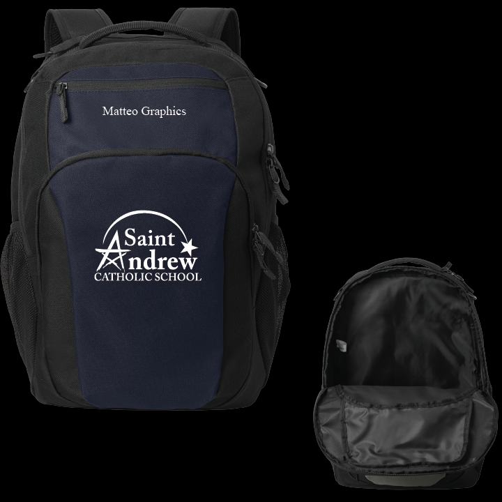 Navy Saint Andrew Catholic School Transport Backpack
